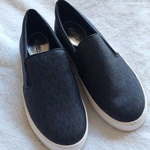 Michael Kors Black leather sneakers